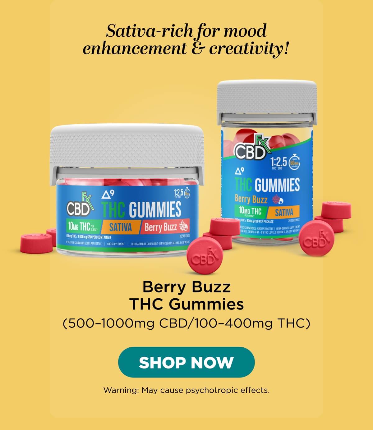 Berry Buzz THC Gummies