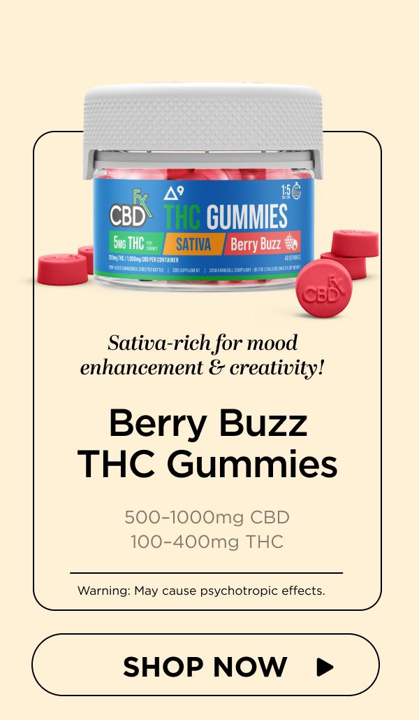 Berry Buzz THC Gummies