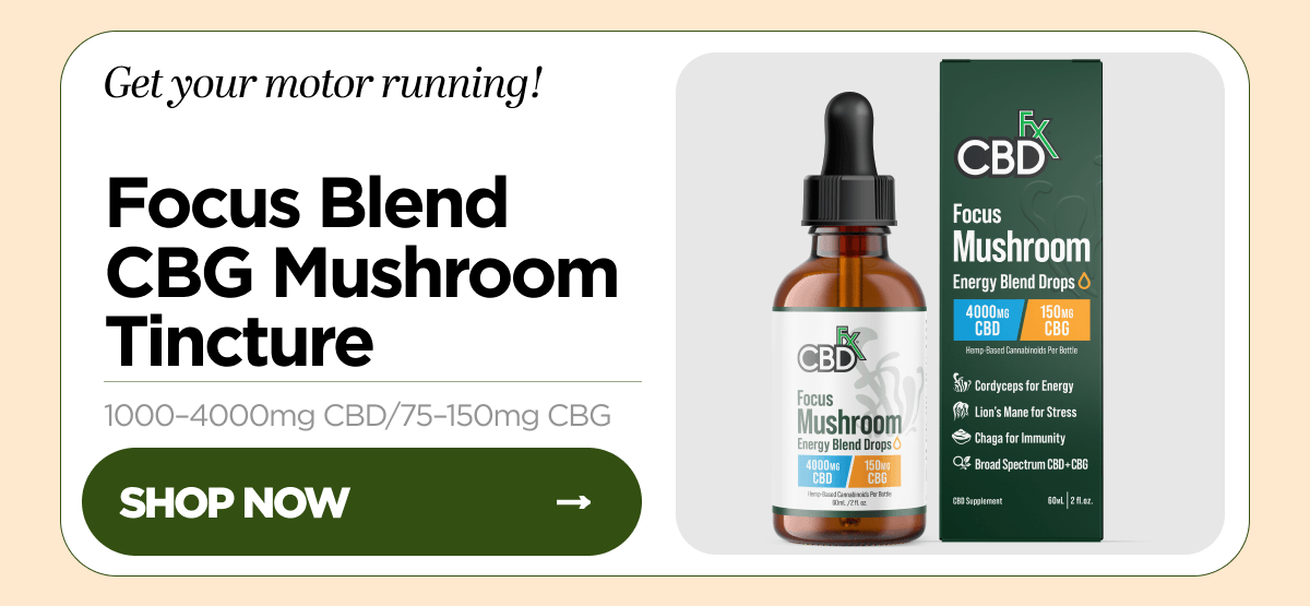 Focus Blend CBG Mushroom Tincture