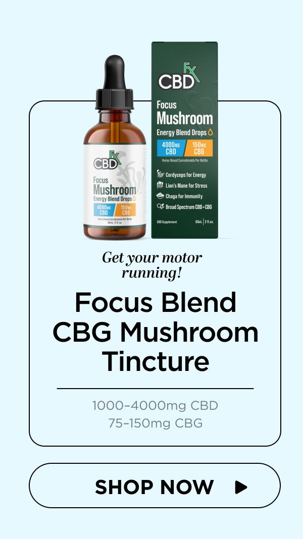 Focus Blend CBG Mushroom Tincture
