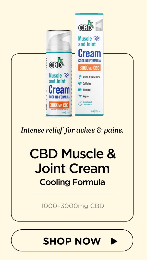 Muscle & Joint Cream: Cooling Formula