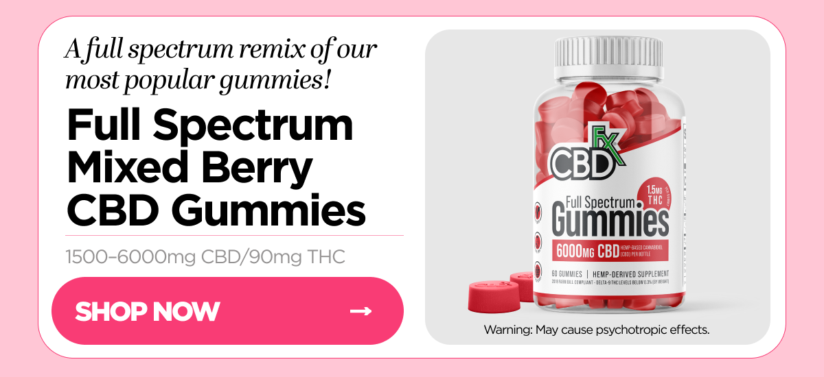 Full Spectrum Mixed Berry CBD Gummies