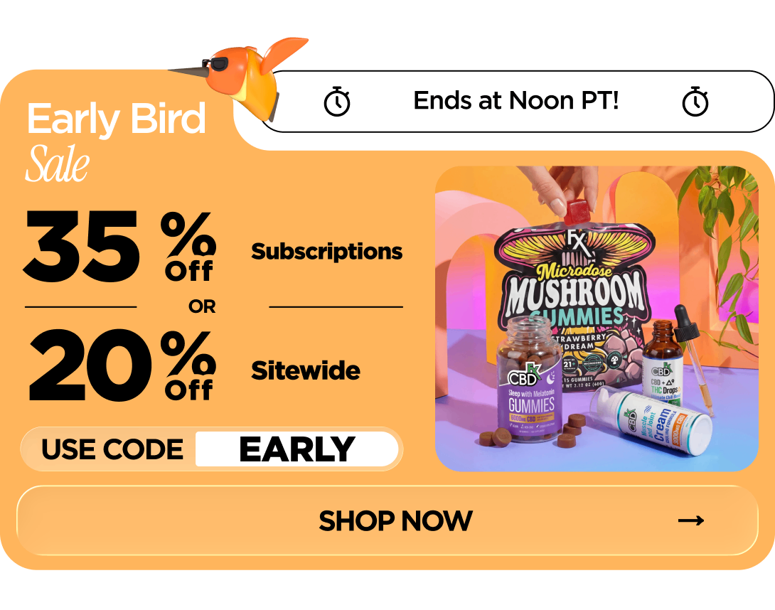 Early Bird Sale Get 20% OFF Sitewide or Get 35% OFF Subscriptions Use code EARLY