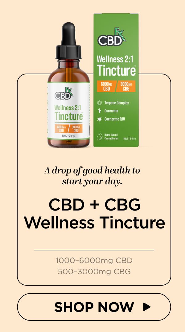 CBD + CBG Wellness Tincture