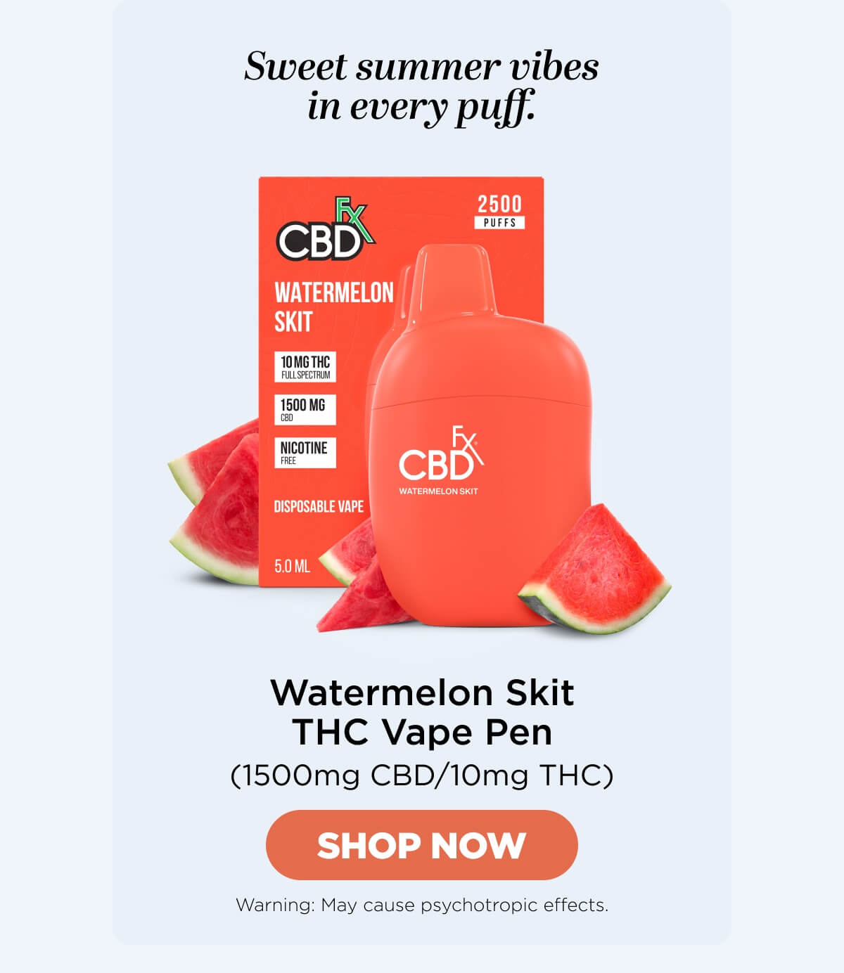 Watermelon Skit THC Vape Pen
