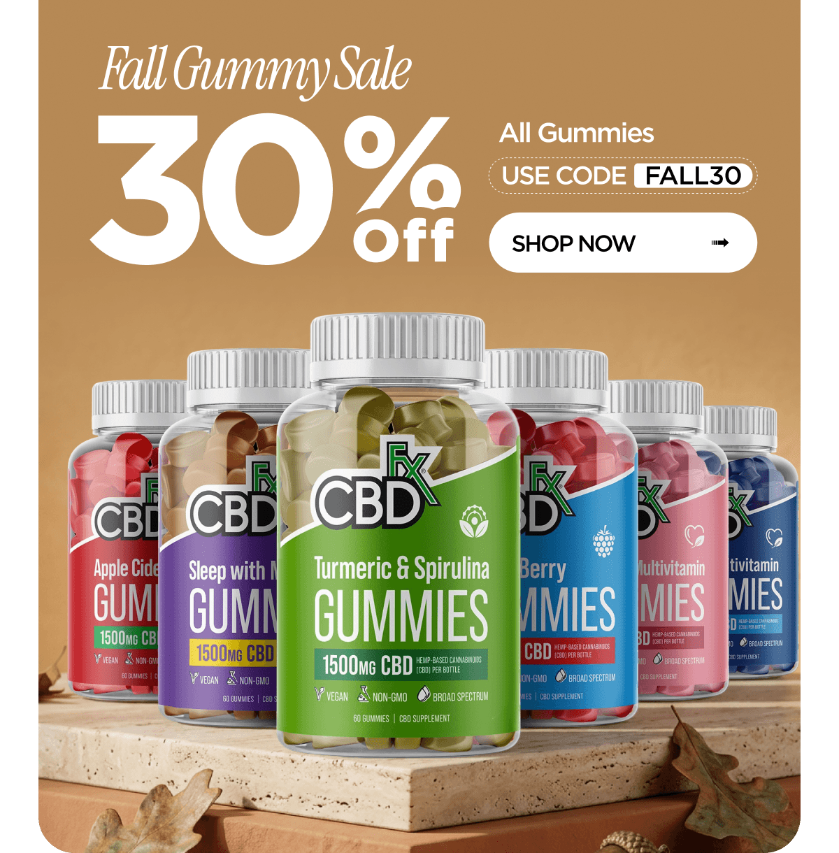 Fall Gummy Sale | 30% off all Gummies