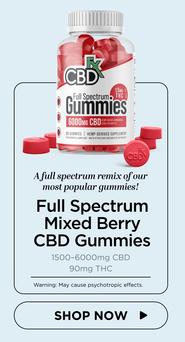 Full Spectrum Mixed Berry CBD Gummies