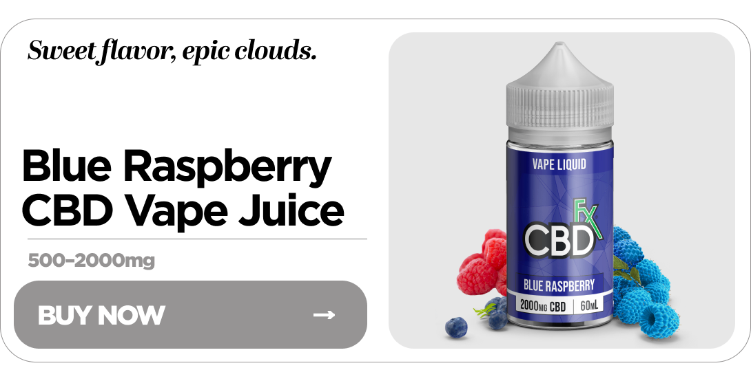Blue Raspberry CBD Vape Juice