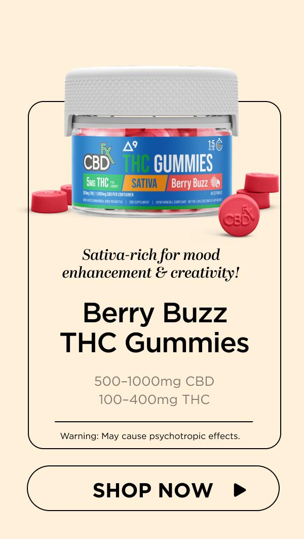 Berry Buzz THC Gummies