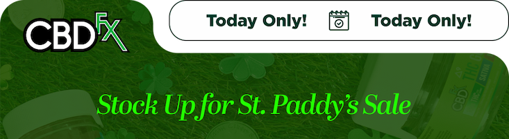CBDfx - Today Only!  Stock Up for St. Paddy's Sale Get 35% OFF
