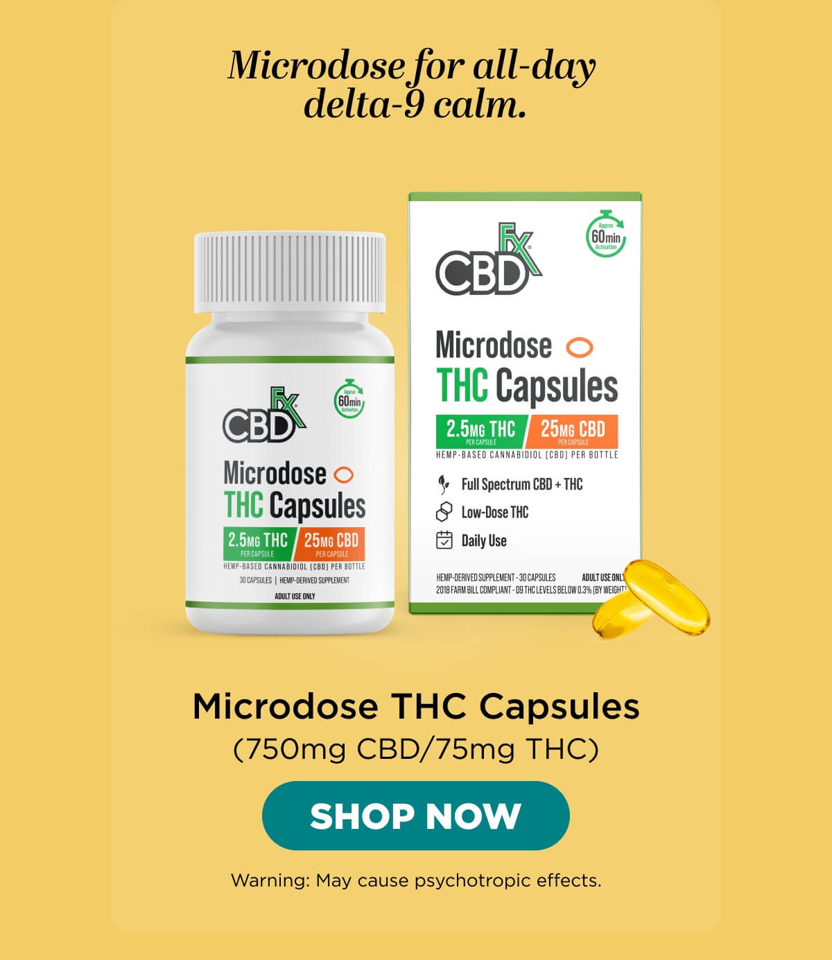 Microdose THC Capsules