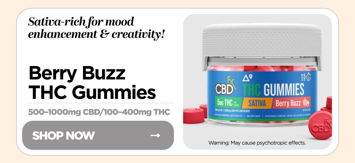 Berry Buzz THC Gummies