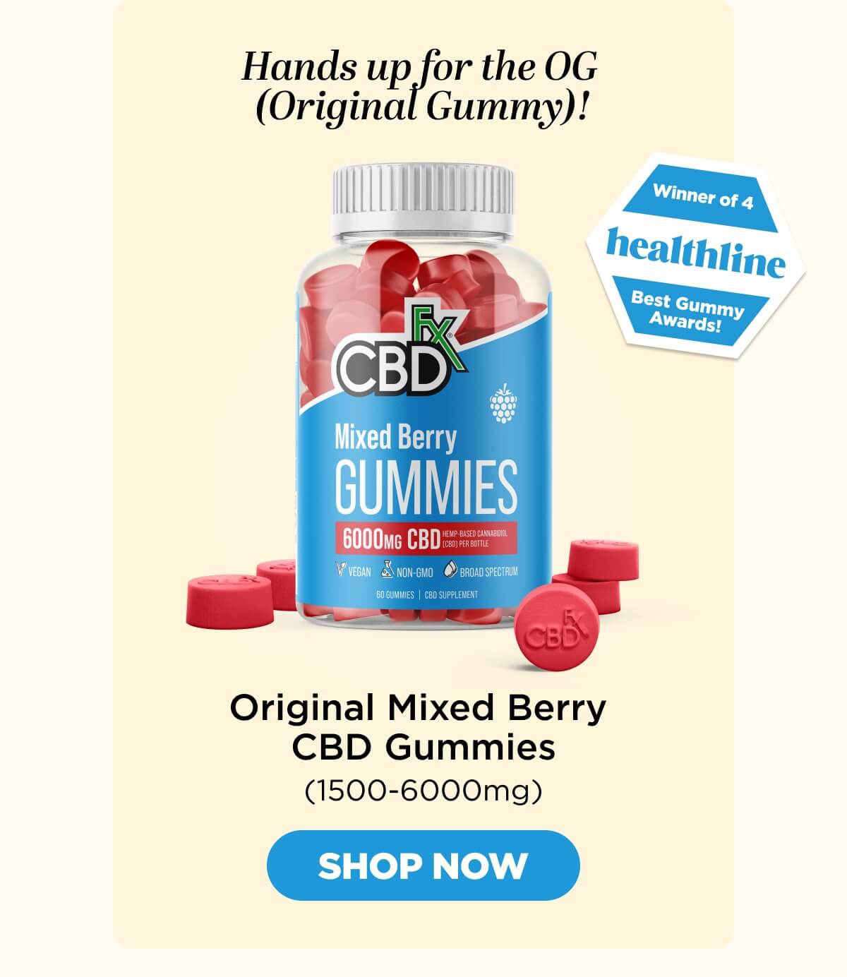 Original Mixed Berry CBD Gummies