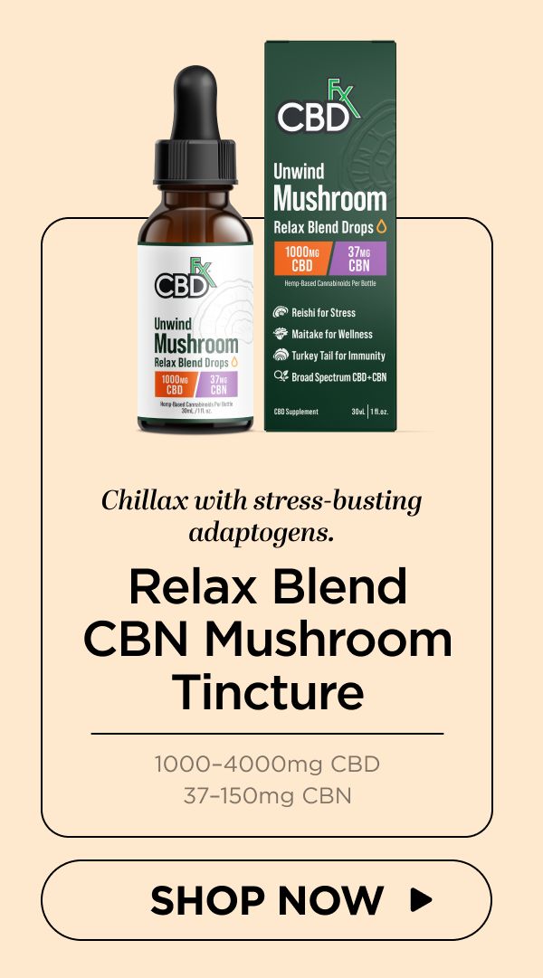 Unwind Mushroom Relax Blend Drops