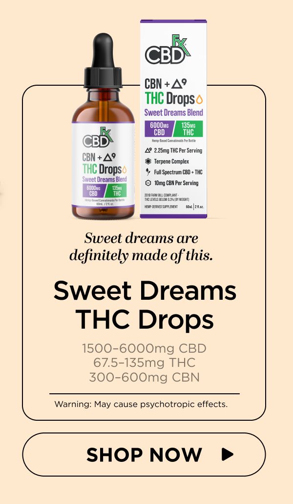 Sweet Dreams Blend THC Drops