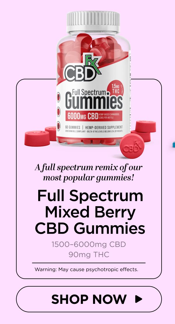 Full Spectrum Mixed Berry CBD Gummies