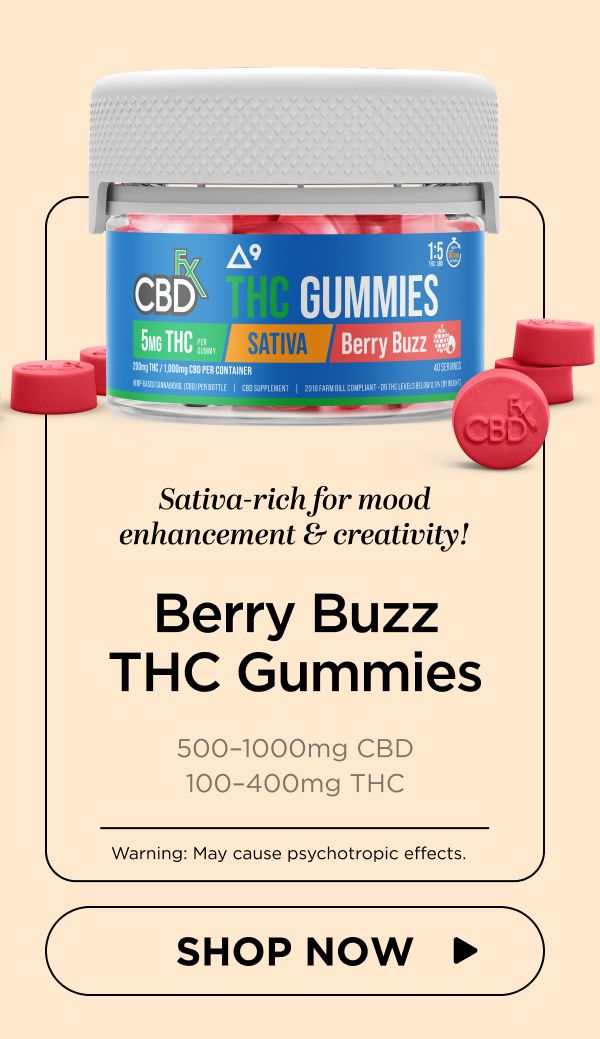 Berry Buzz THC Gummies