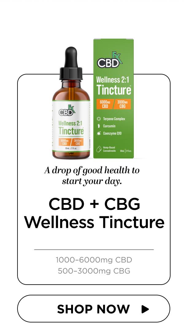 CBD + CBG Wellness Tincture