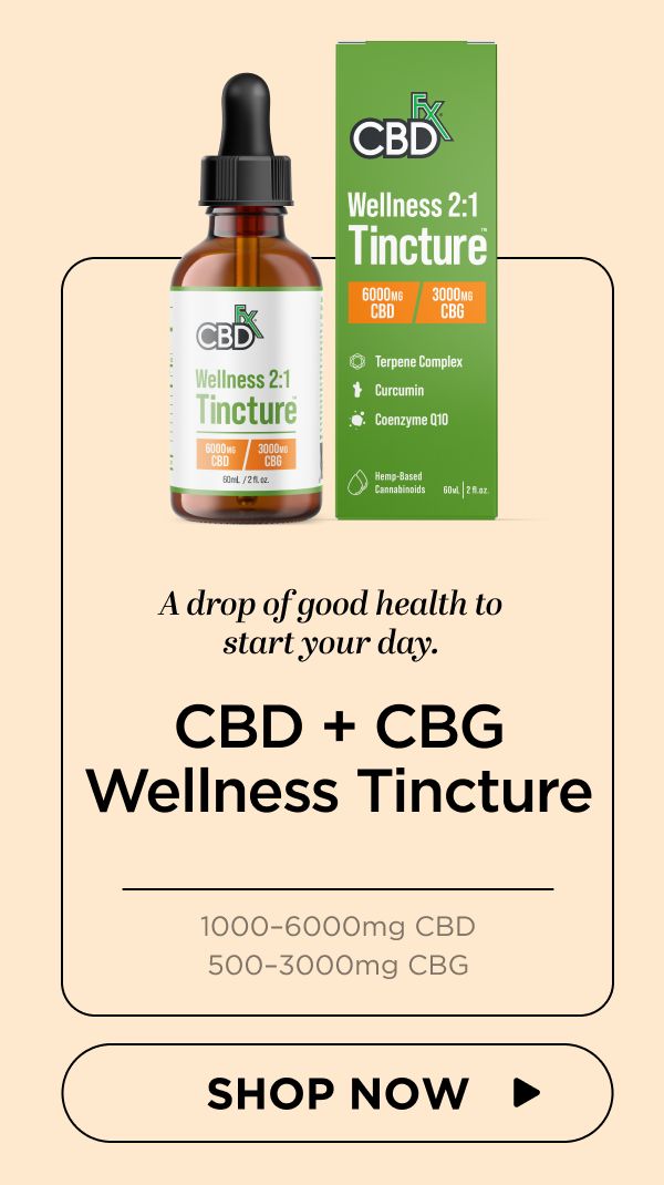 CBD + CBG Wellness Tincture