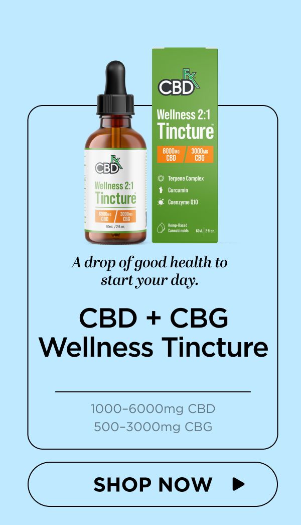CBD + CBG Wellness Tincture