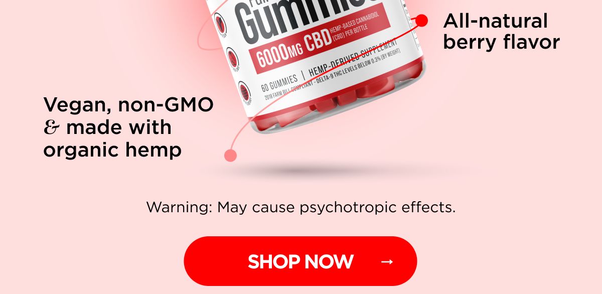 Full Spectrum Mixed Berry CBD Gummies