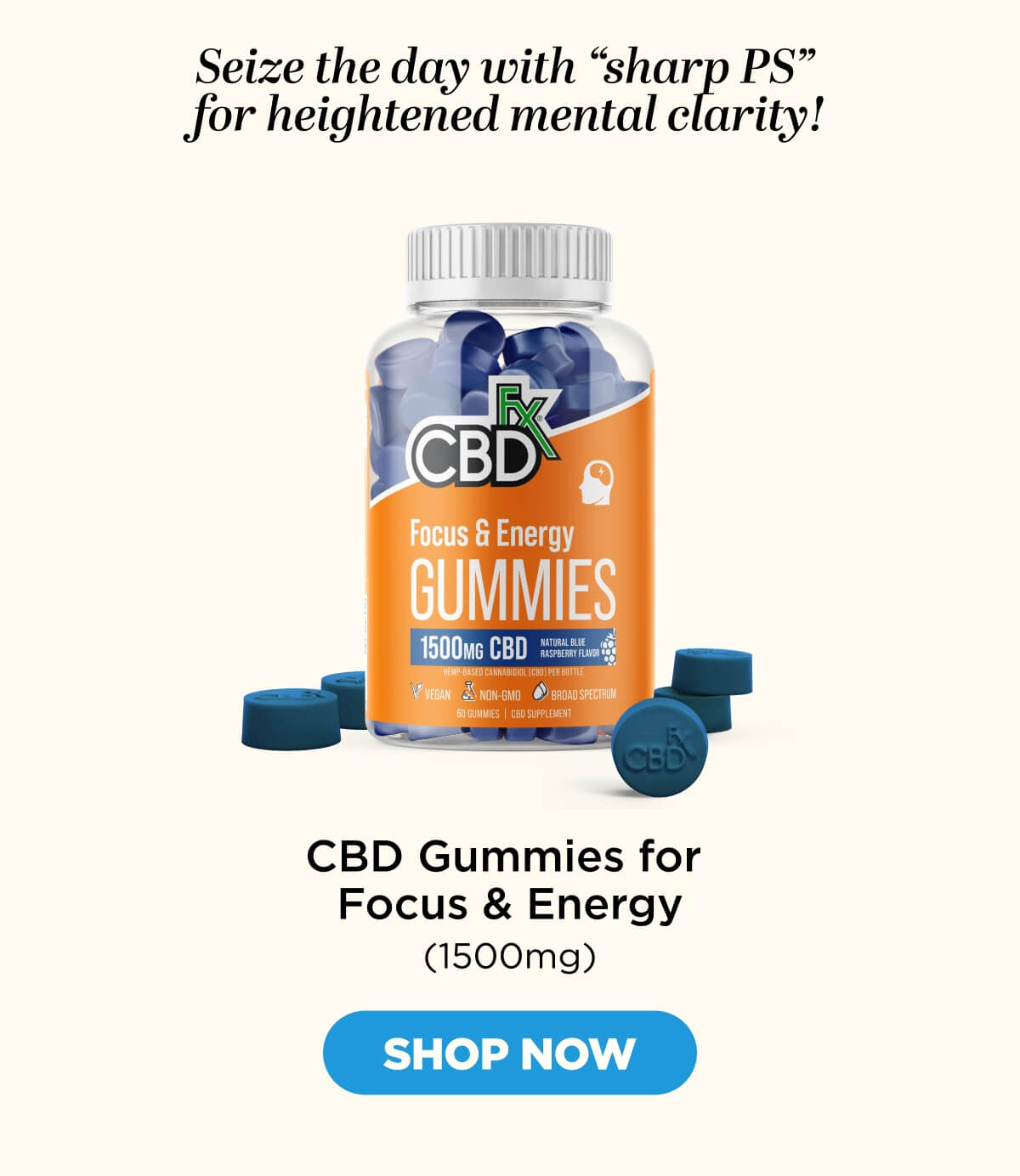 CBD Gummies for Focus & Energy