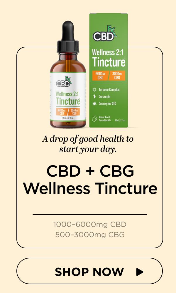 CBD + CBG Wellness Tincture