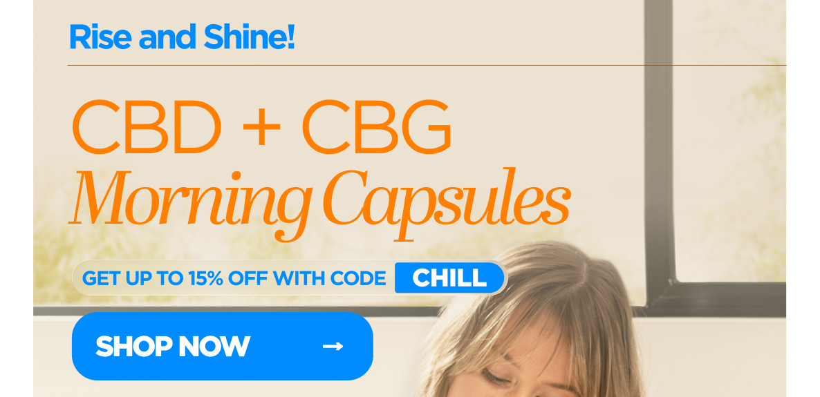 Rise and Shine! CBD + CBD Morning Capsules