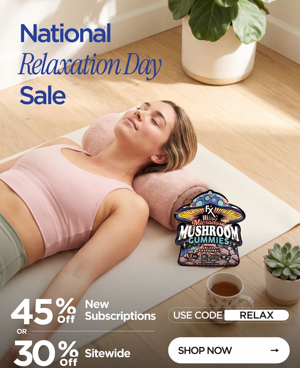National Relaxation Day Sale 45% OFF New Subscriptions or 30% OFF Sitewide Use code RELAX