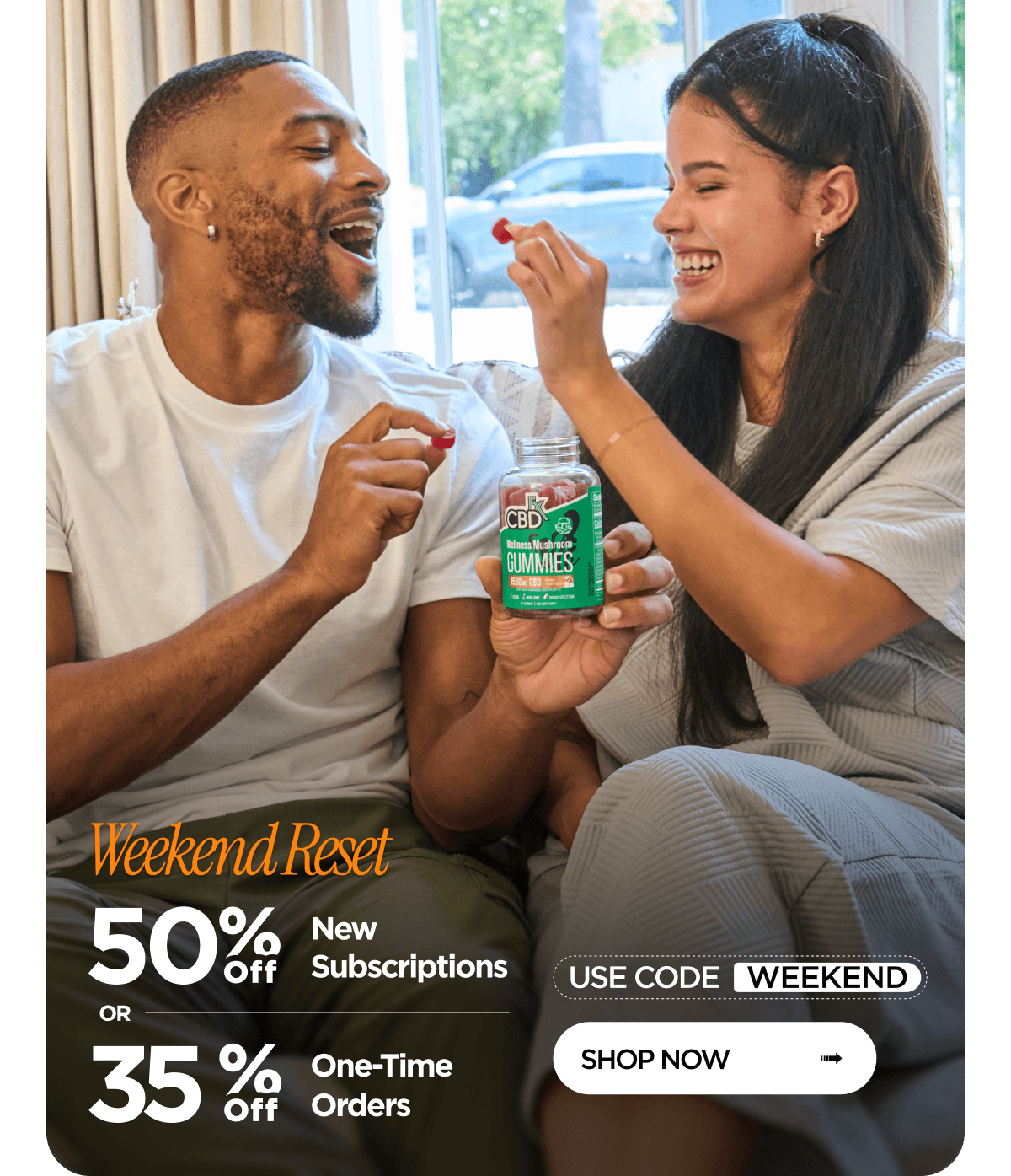 Weekend Reset | 50% off New Subscribers OR 35% off One-Time Orders