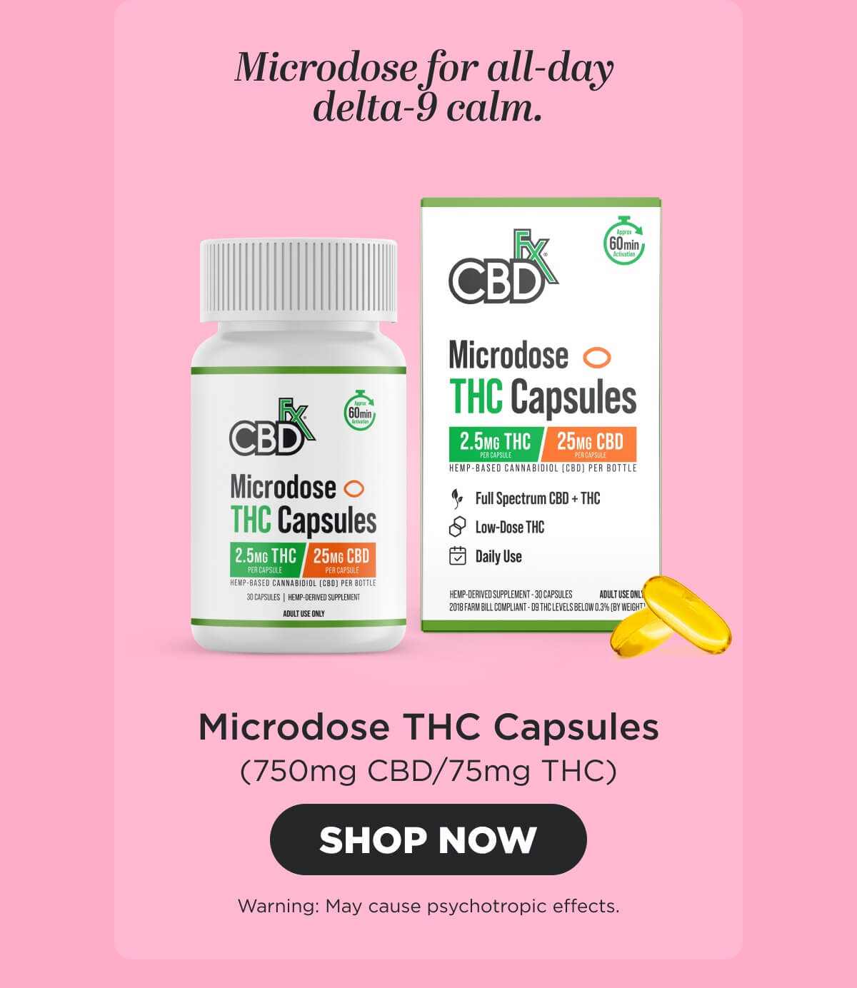 Microdose THC Capsules