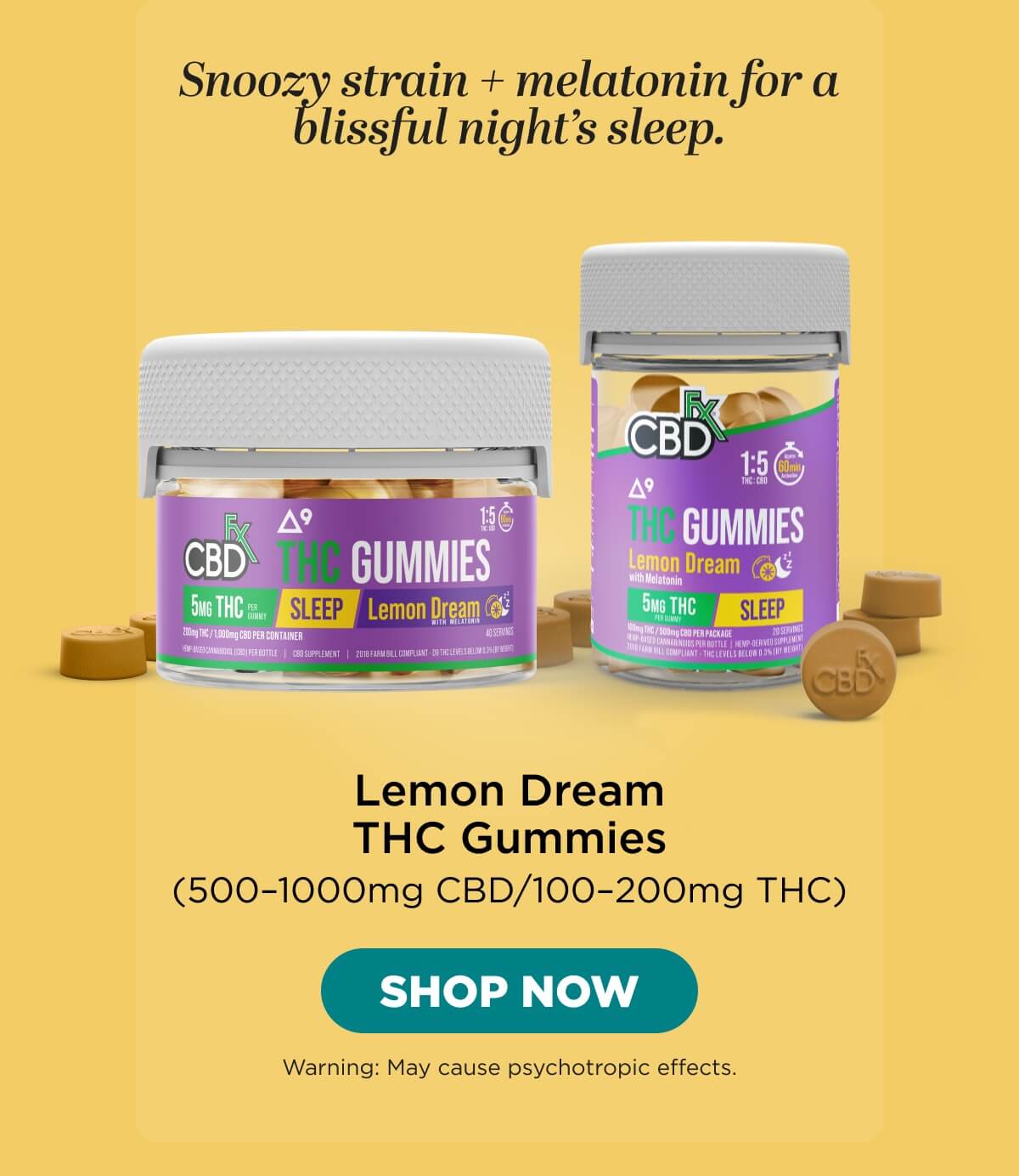 Lemon Dream THC Gummies