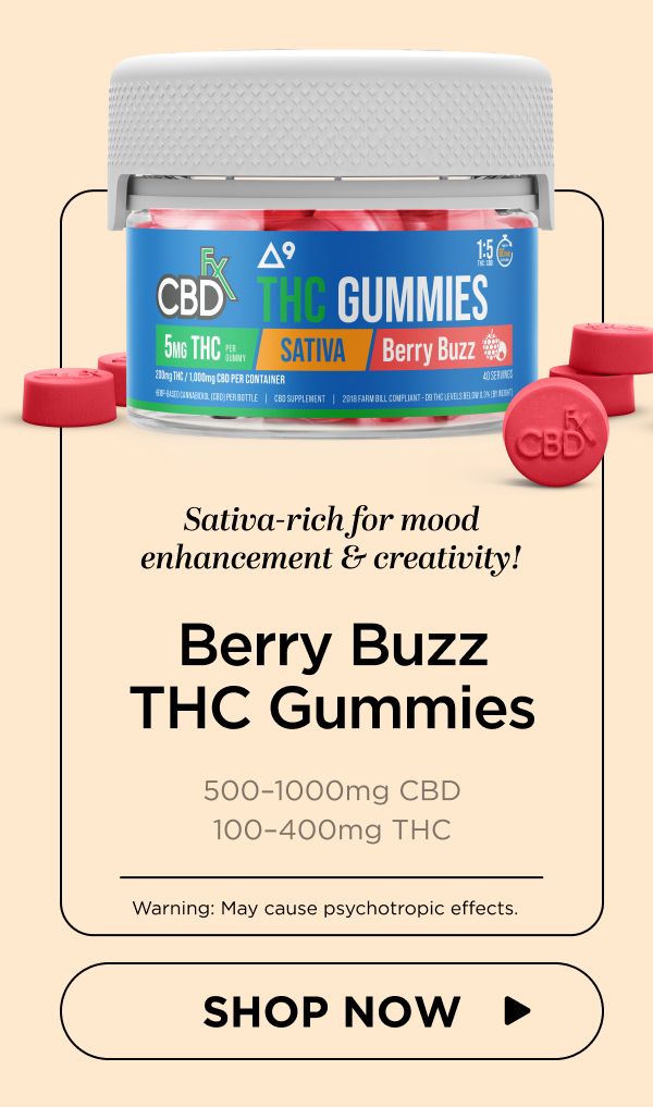 Berry Buzz THC Gummies
