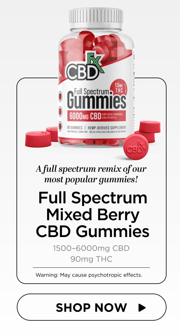 Full Spectrum Mixed Berry CBD Gummies