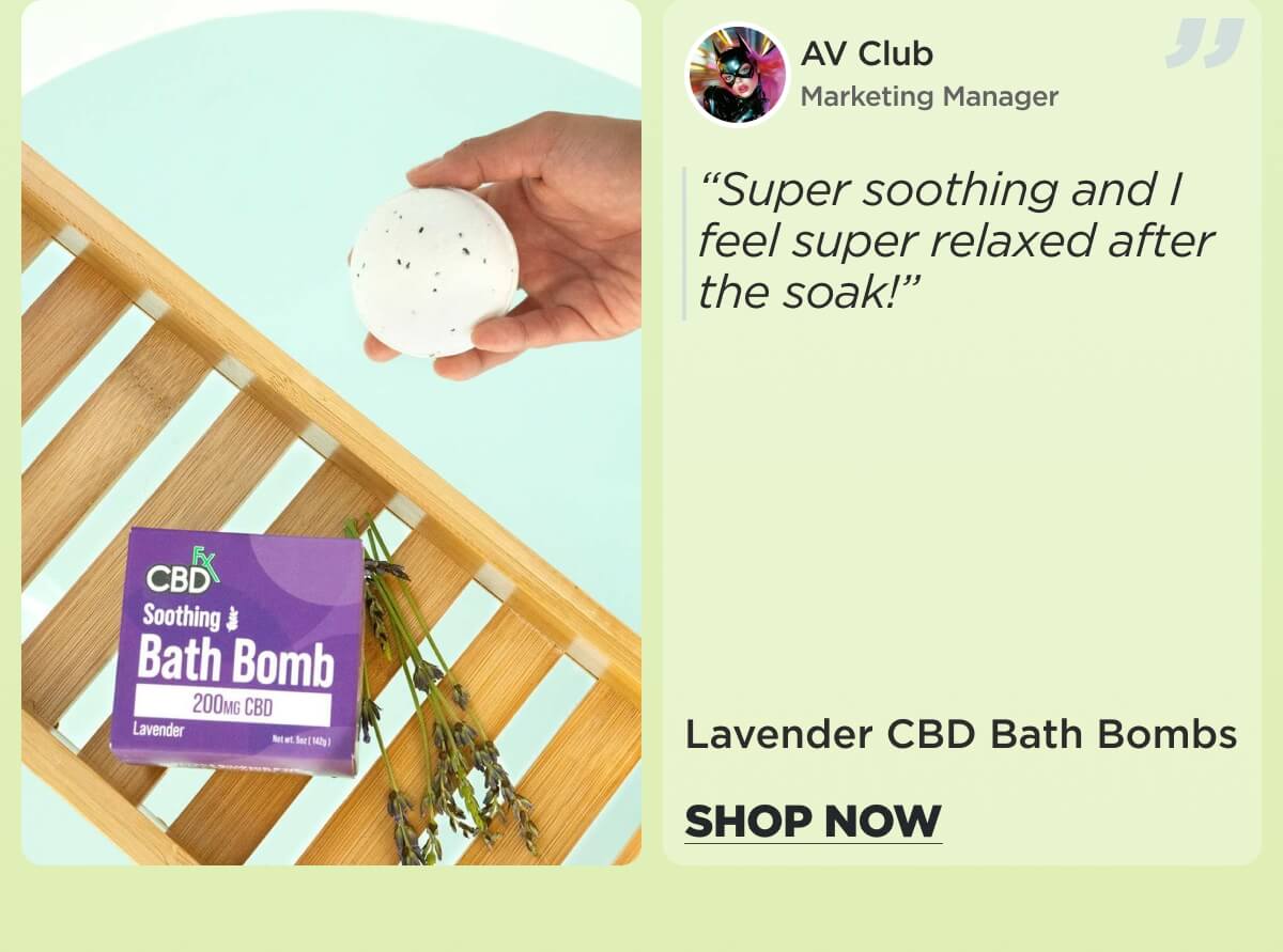 CBD Bath Bombs