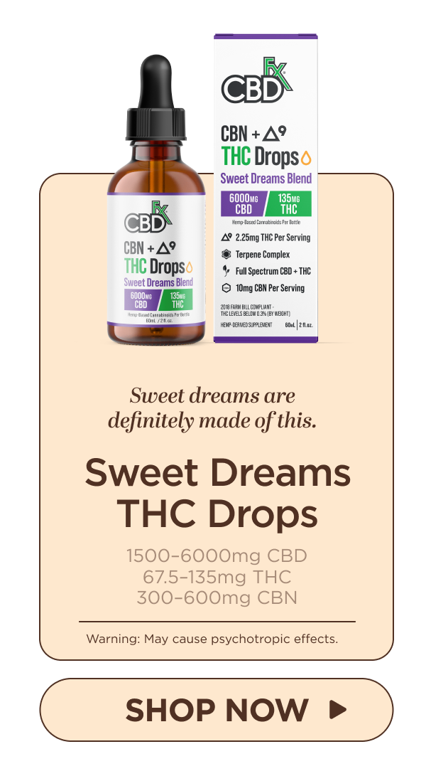 Sweet Dreams Blend THC Drops