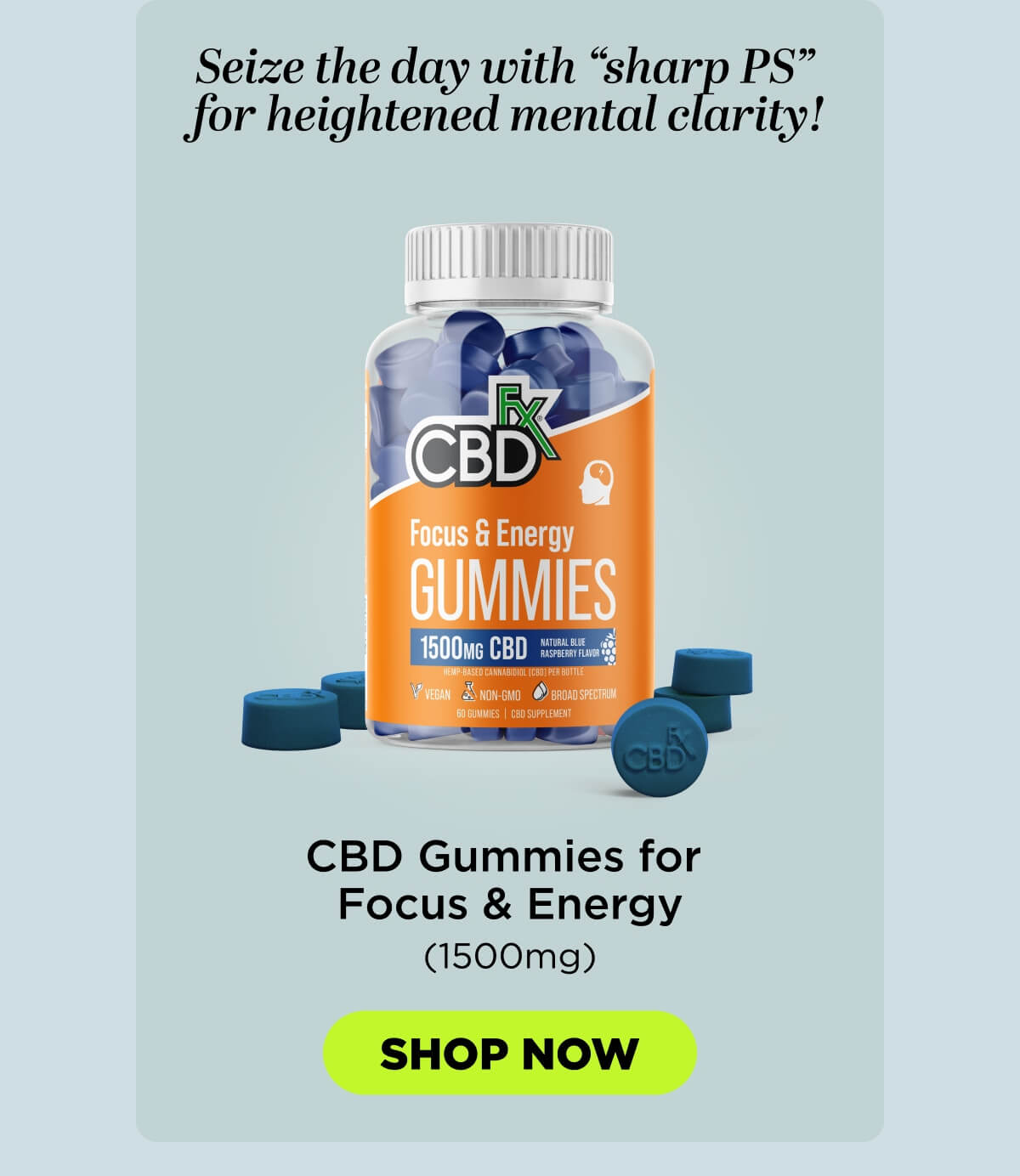 CBD Gummies for Focus & Energy