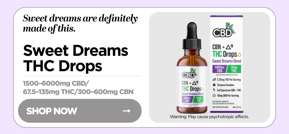 Sweet Dreams Blend THC Drops