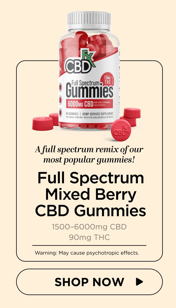 Full Spectrum Mixed Berry CBD Gummies