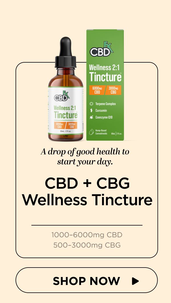 CBD + CBG Wellness Tincture