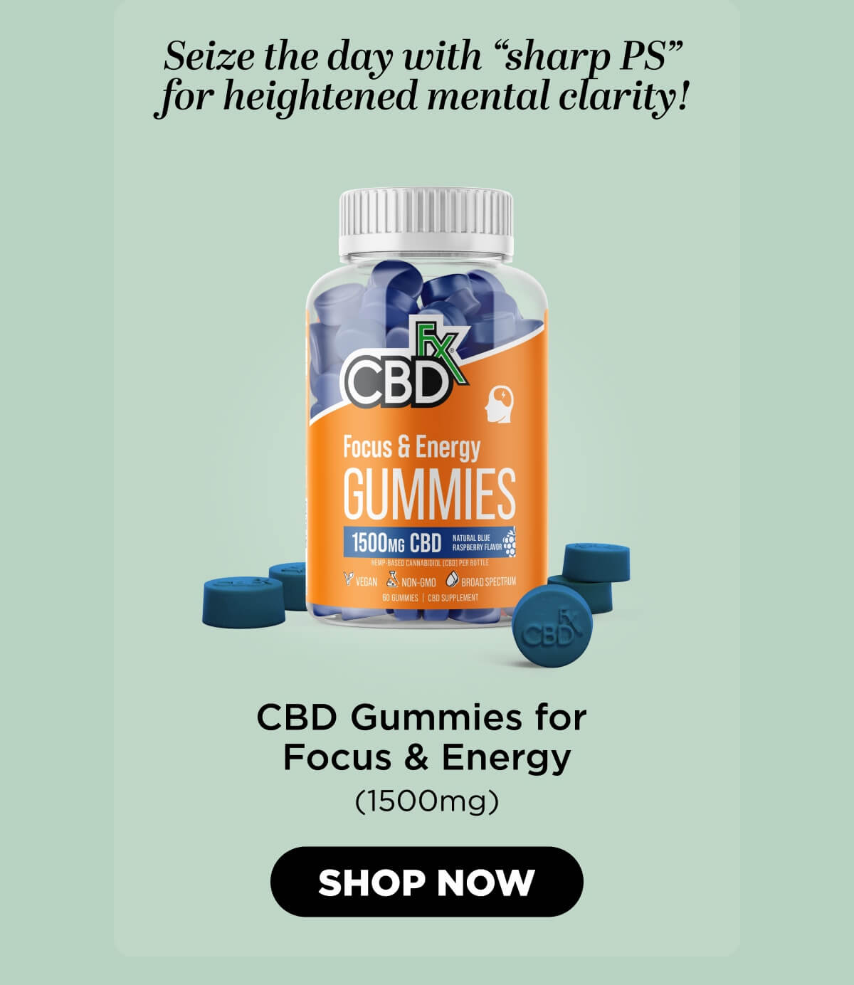 CBD Gummies for Focus & Energy