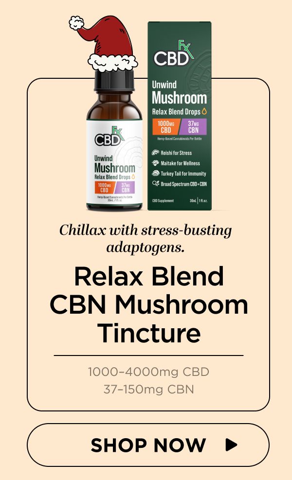 Unwind Mushroom Relax Blend Drops