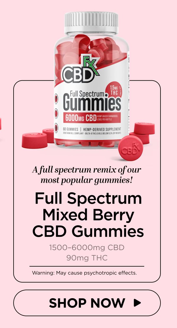 Full Spectrum Mixed Berry CBD Gummies