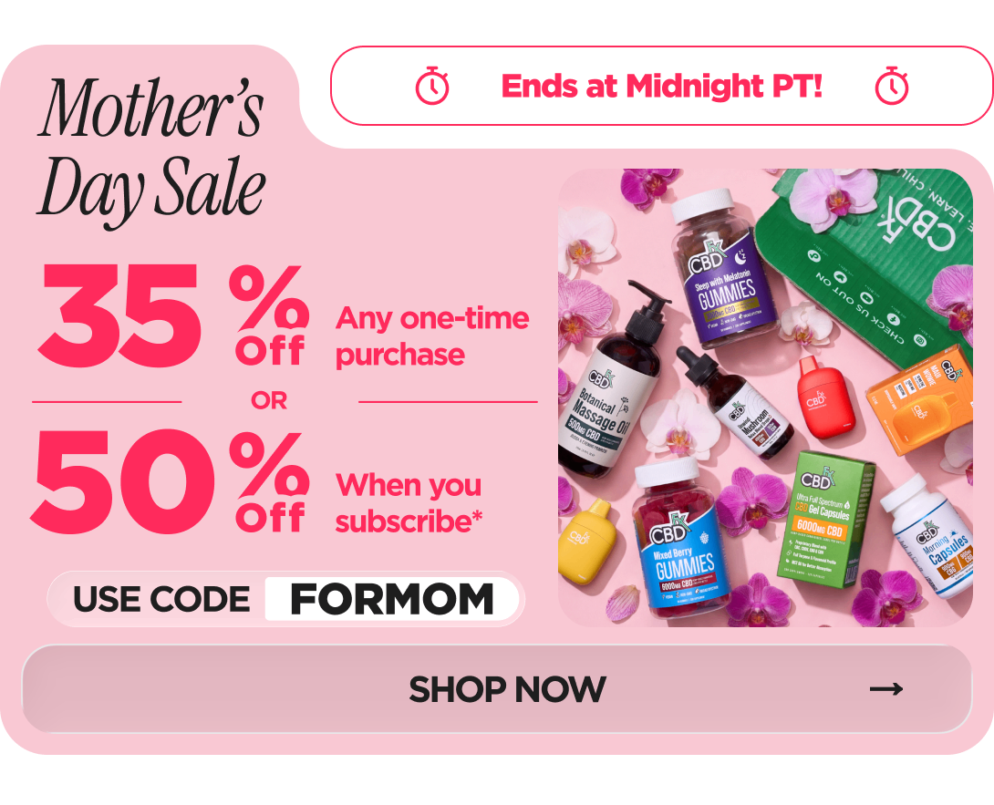Mother’s Day Sale Get 35% OFF Select items or Get 50% OFF When you subscribe* Use code FORMOM