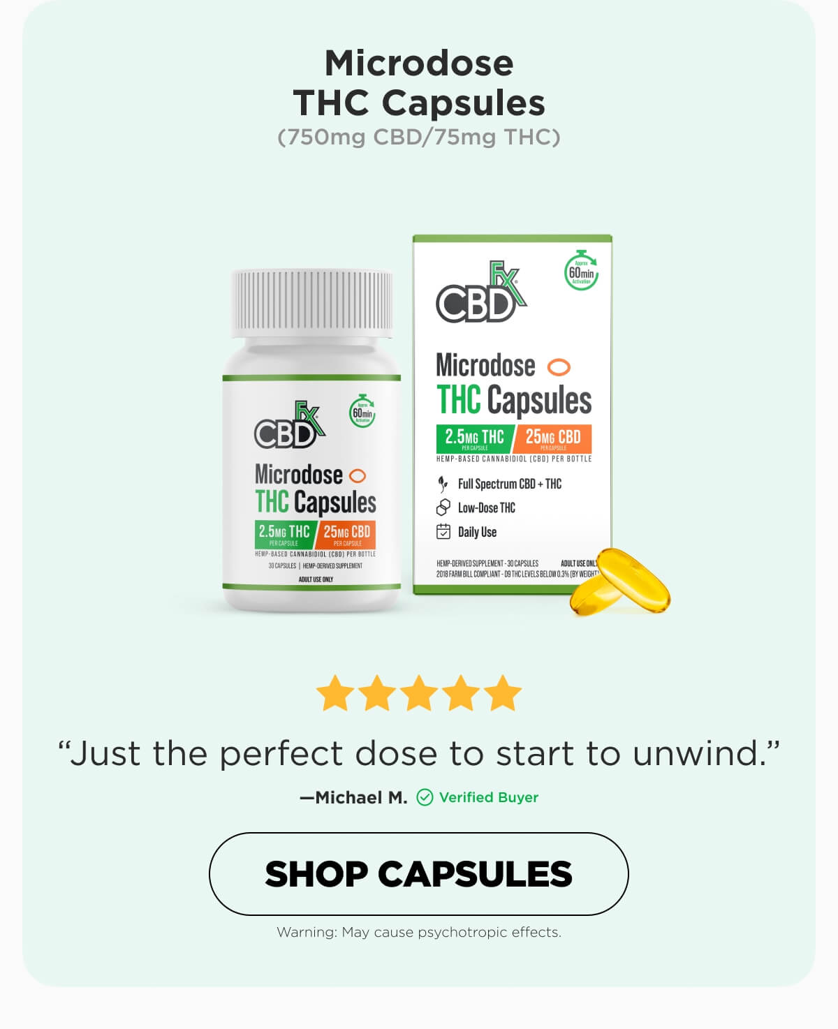 Microdose THC Capsules
