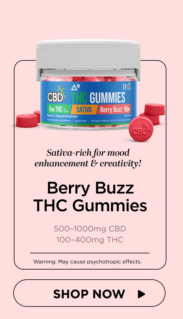 Berry Buzz THC Gummies