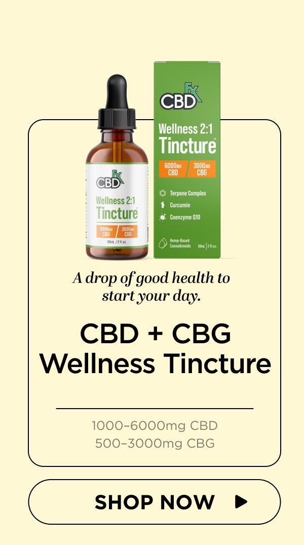 CBD + CBG Wellness Tincture