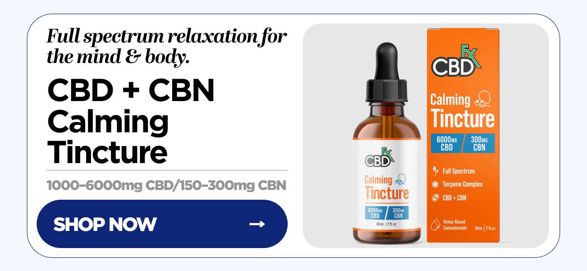 CBD + CBN Calming Tincture