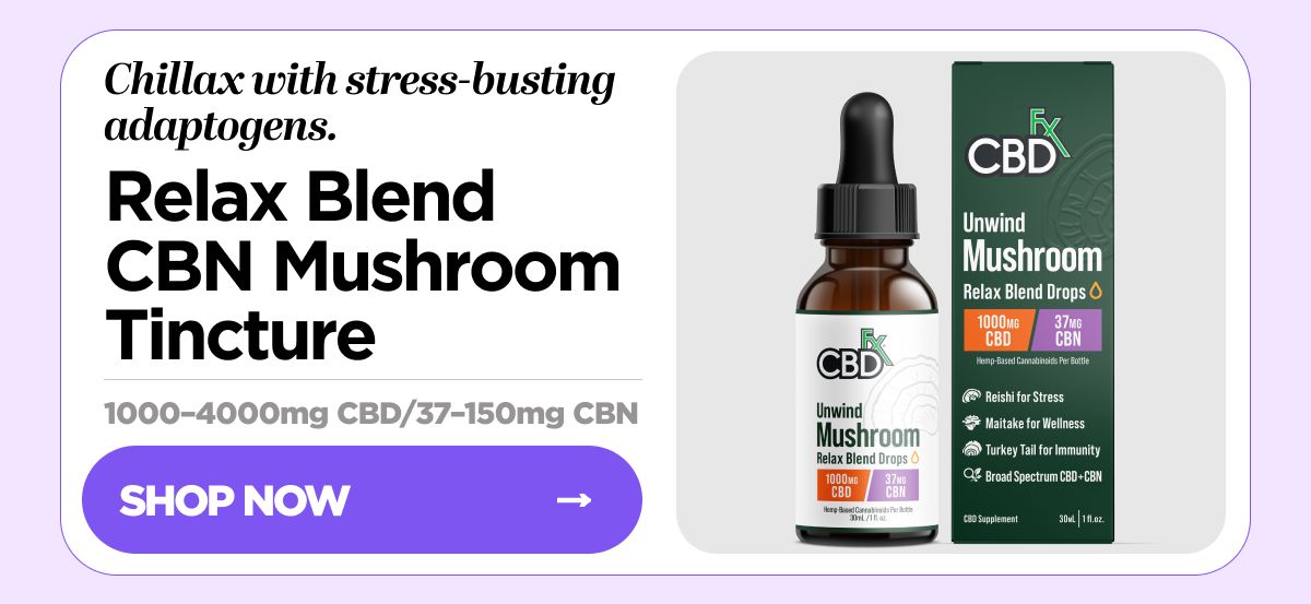 Unwind Mushroom Relax Blend Drops