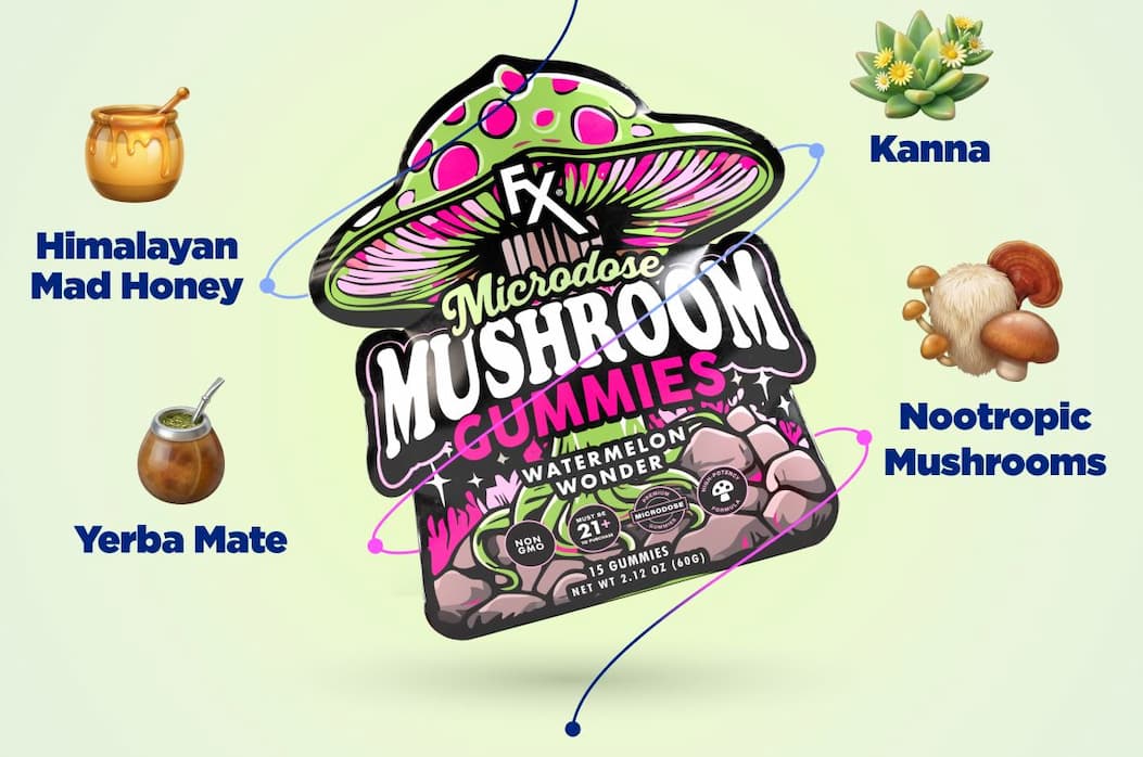 Himalayan mad honey, kanna, yerba mate & nootropic mushrooms 